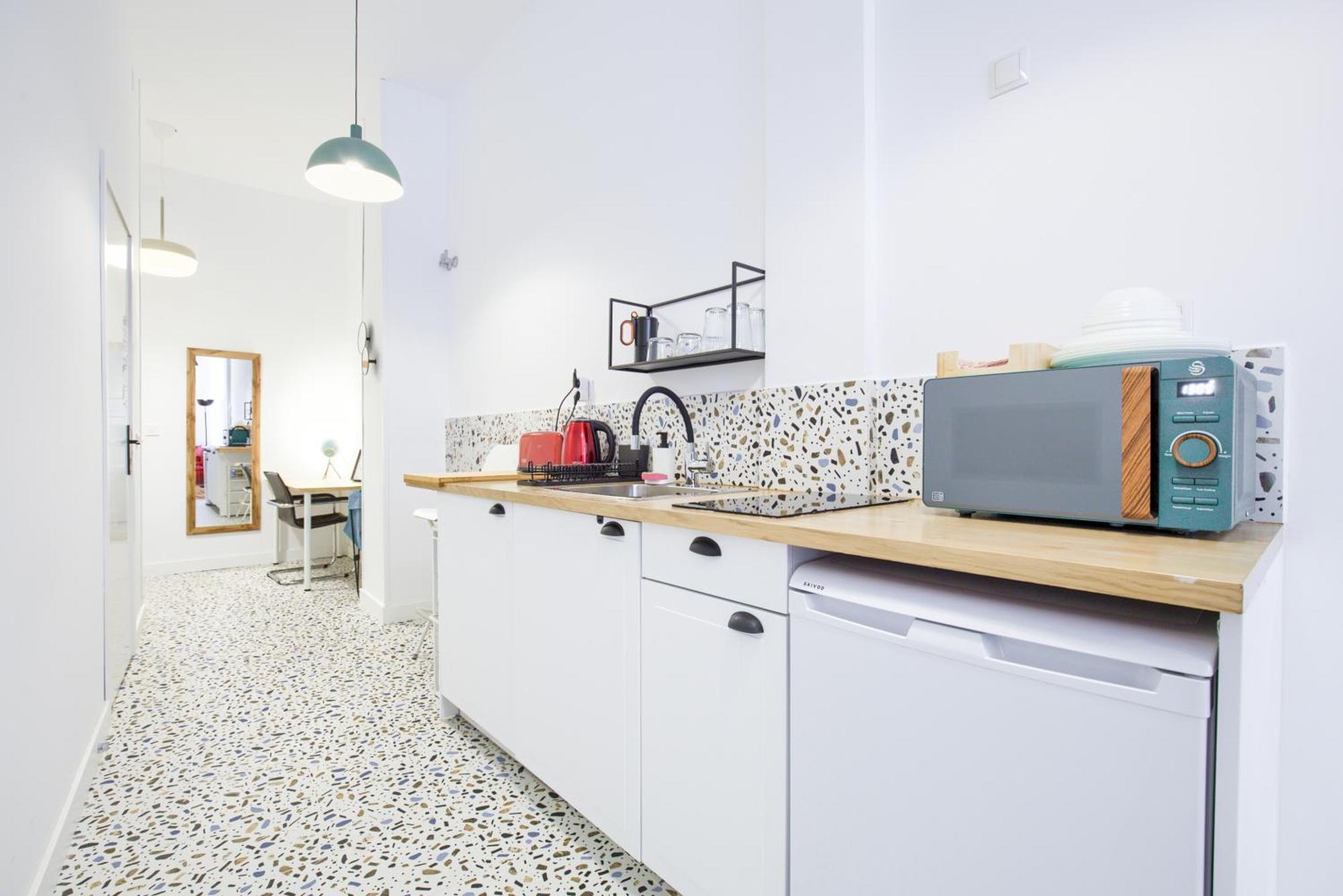 Apartamento Mezzanine Orange Madrid Habitación foto